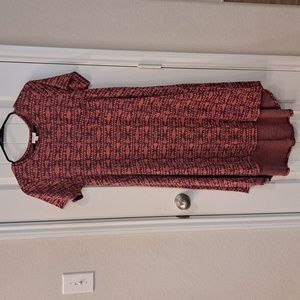 Never Worn! LuLaRoe Carly Size Small Salmon and Plum